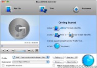 Bigasoft FLAC Converter for Mac screenshot